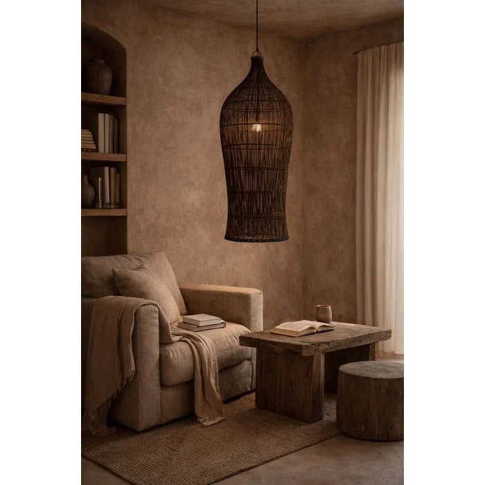 The Oasis Tower Pendant - Dark Walnut - XL