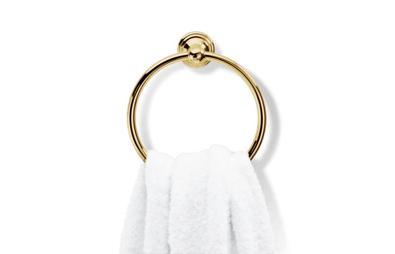 Towel Ring Gold