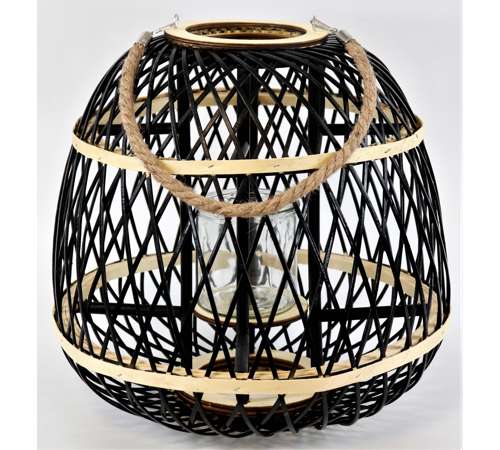 Lantern With Glass Lombok