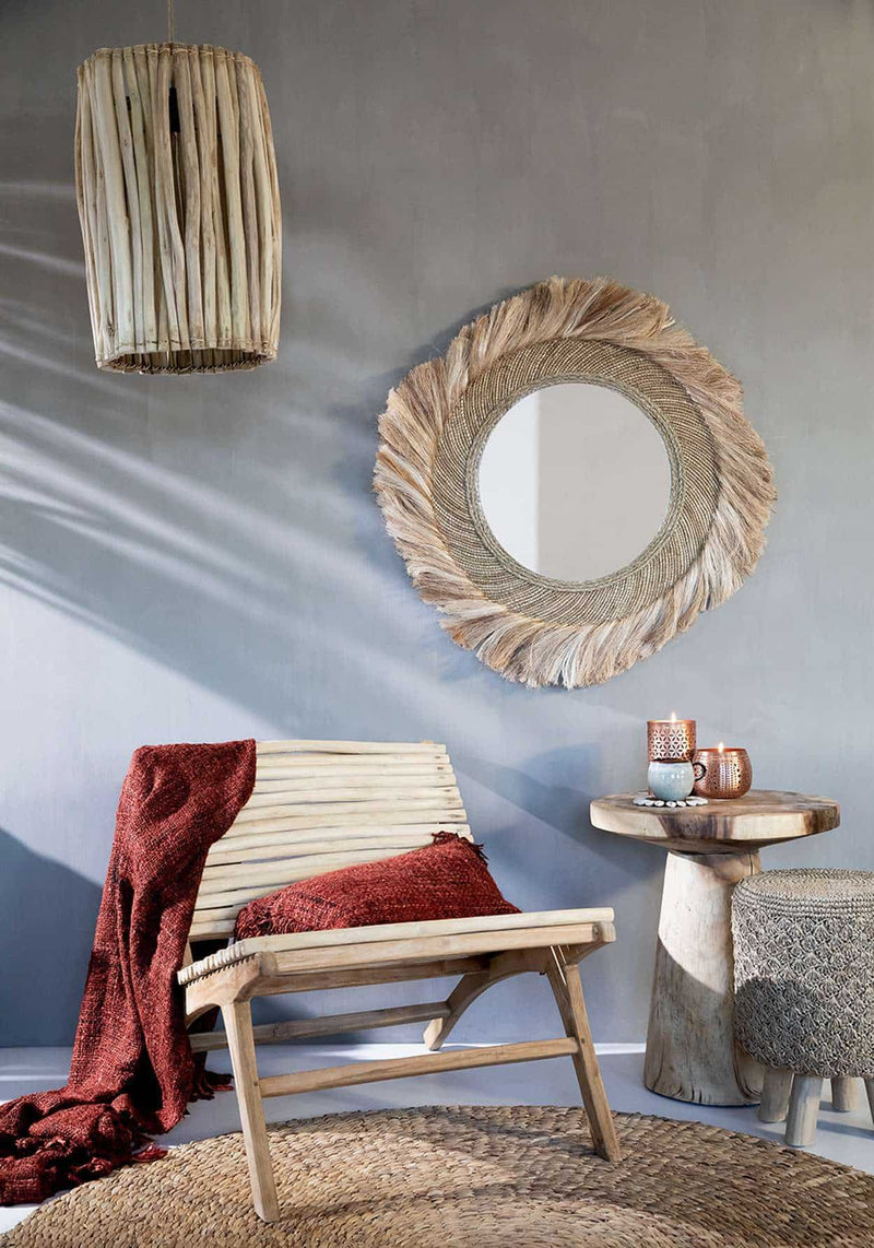 The Capri Mirror - Natural - L