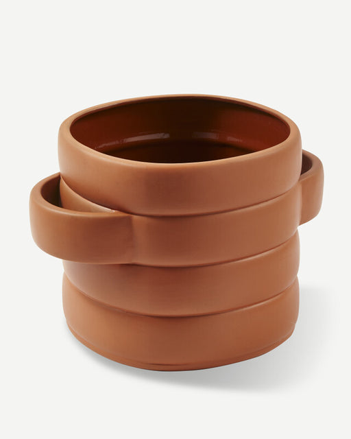 Namobo Plant Pot - M - Cognac