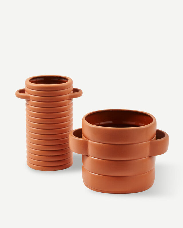 Namobo Plant Pot - M - Cognac