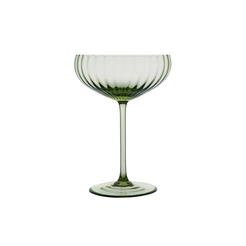Lyon Champagne Saucer Olivegreen