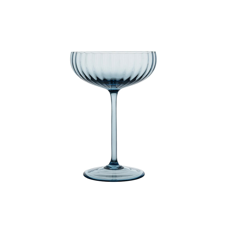 Lyon Champagne Saucer Blue smoke