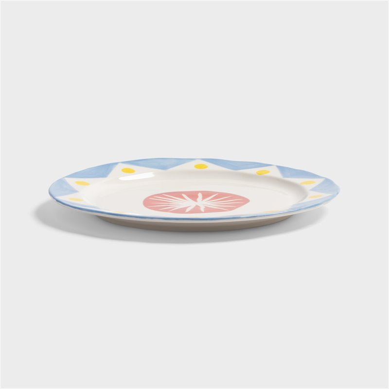 Plate festivo large star