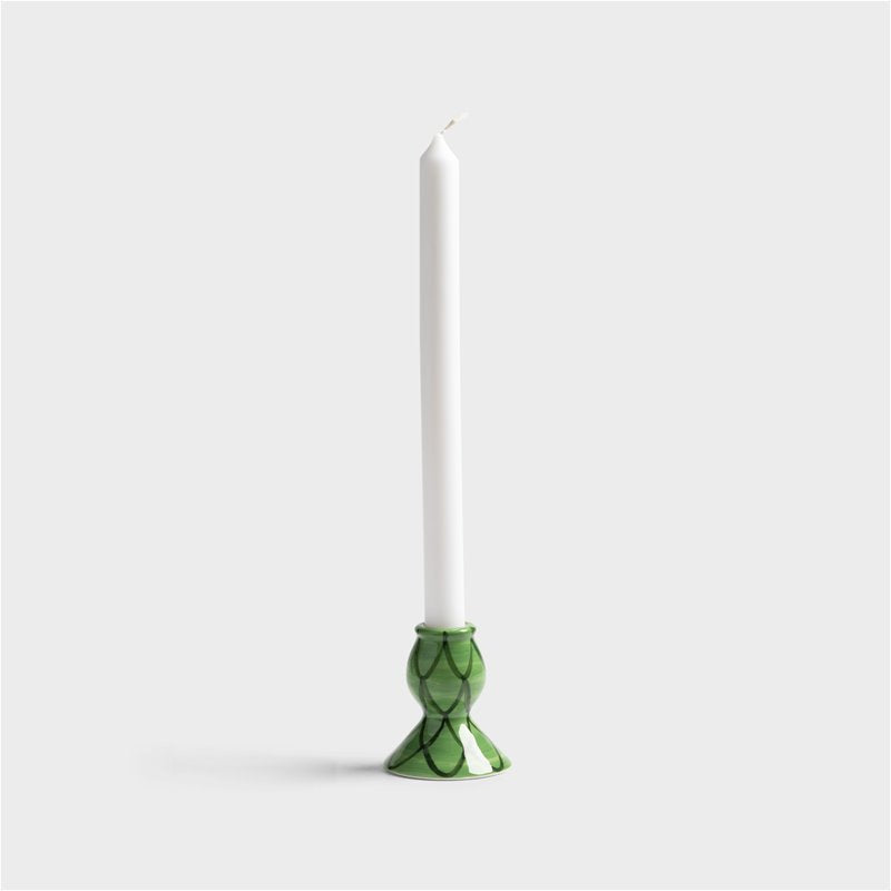 Candle holder sirène green