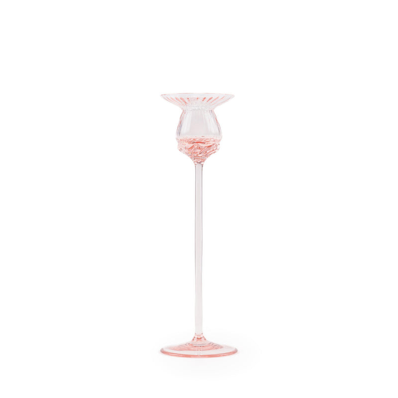 Tulipán Candle Holder 25 cm Rosa