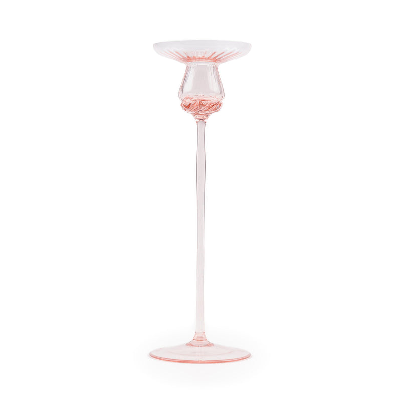Tulipán Candle Holder 30 cm Rosa
