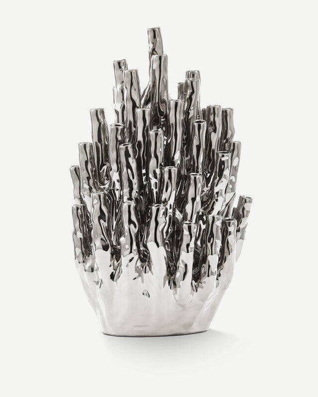 Coral Vase 50-tulips - Silver