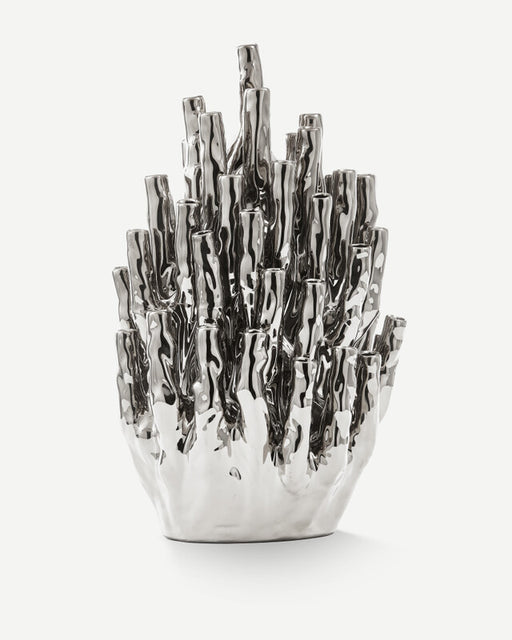 Coral Vase 50-tulips - Silver