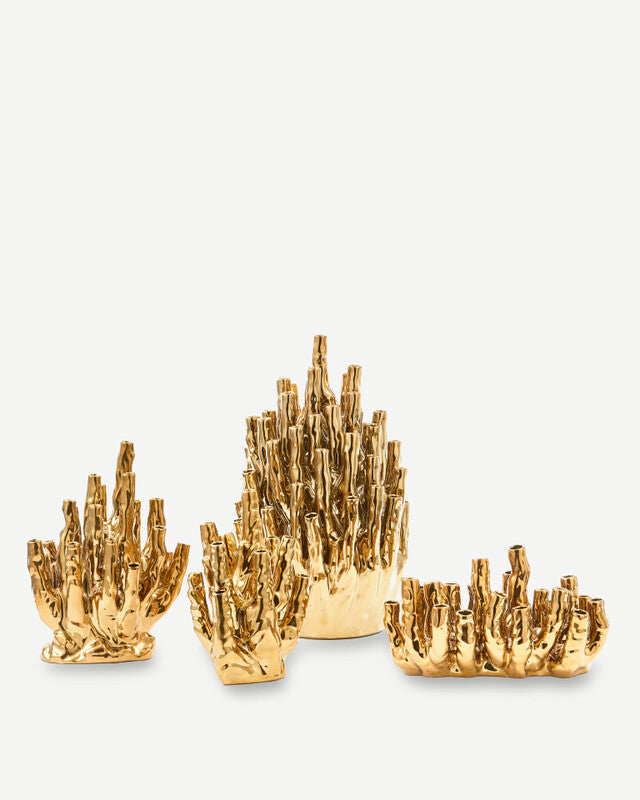 Coral Vase 50-tulips - Gold