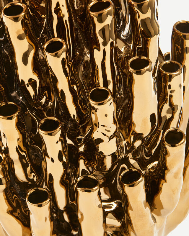 Coral Vase 50-tulips - Gold