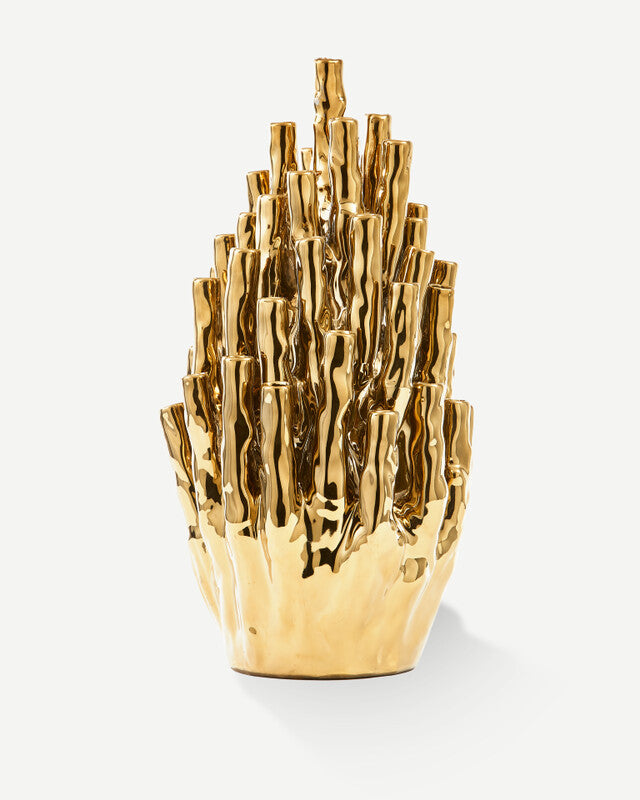 Coral Vase 50-tulips - Gold