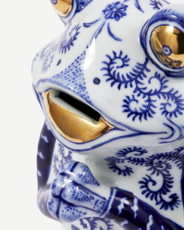 Frog Piggy Bank - Dark blue