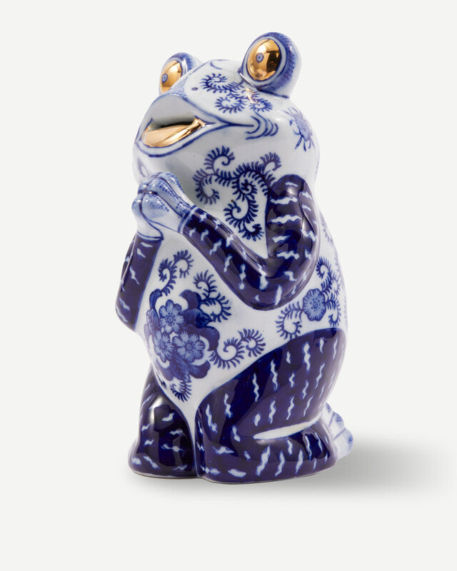Frog Piggy Bank - Dark blue