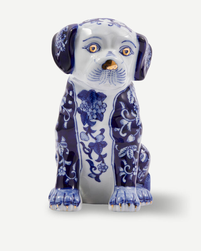 Puppy Piggy Bank - Dark blue