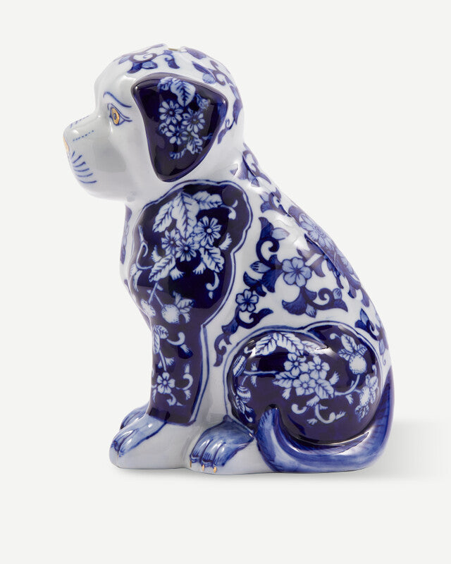 Puppy Piggy Bank - Dark blue