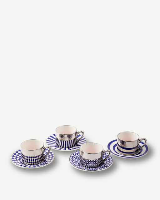 Aunty Espresso Cups - Dark blue