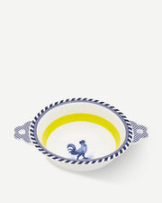 Bird Patterned Bowl - Yellow