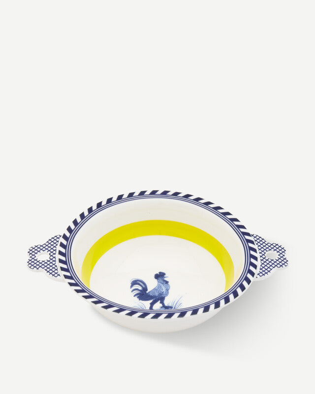 Bird Patterned Bowl - Yellow