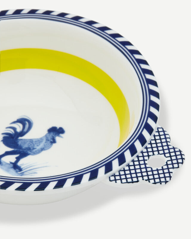 Bird Patterned Bowl - Yellow