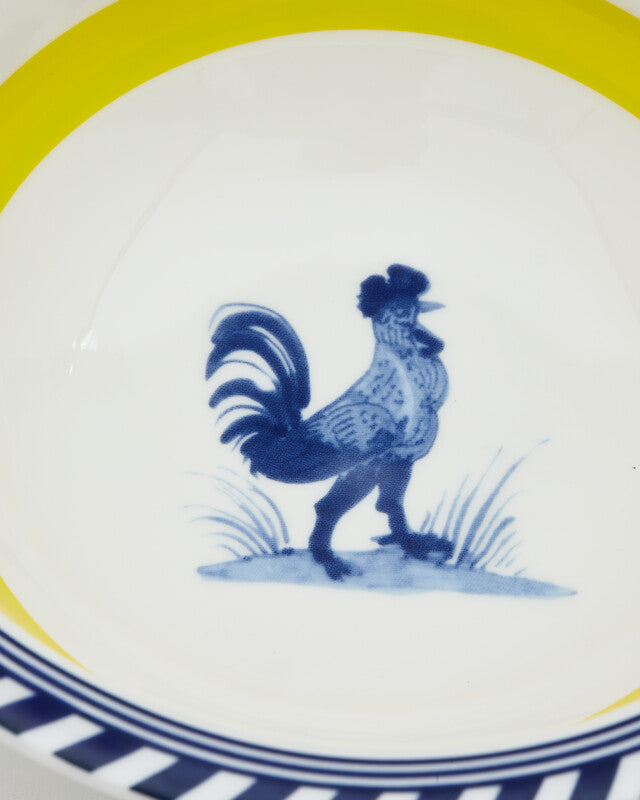 Bird Patterned Bowl - Yellow