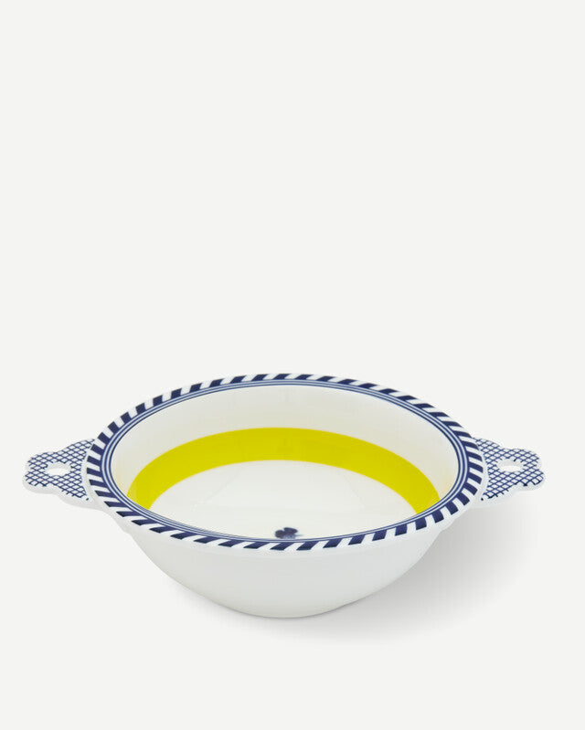 Bird Patterned Bowl - Yellow