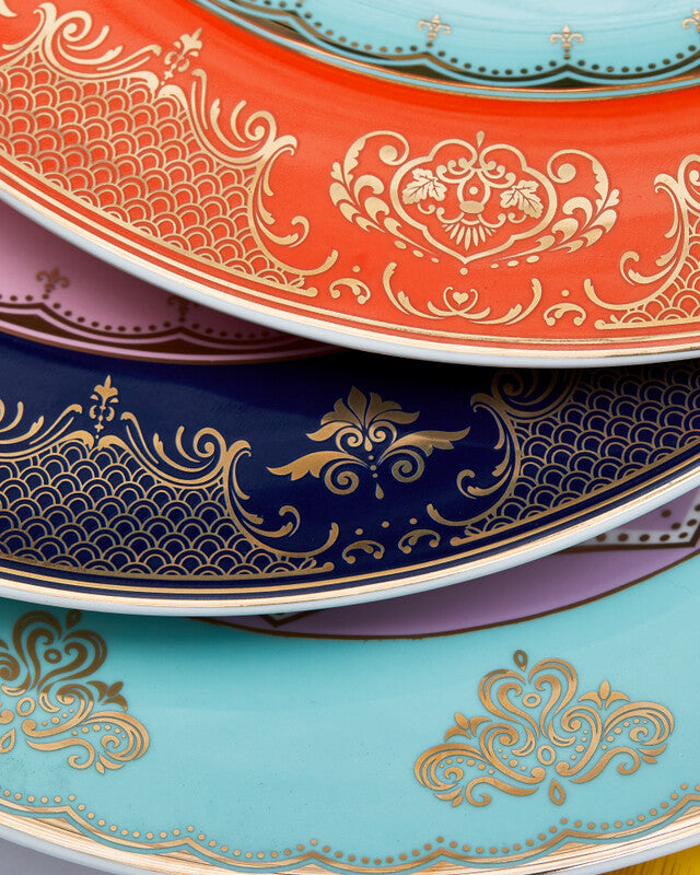 Grandpa Dinner Plates - Multi-colour
