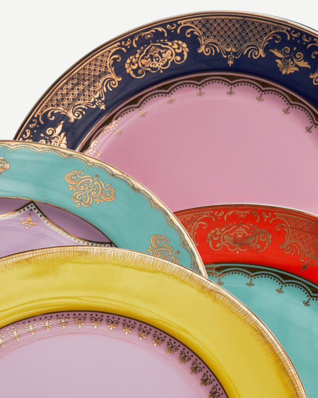 Grandpa Dinner Plates - Multi-colour