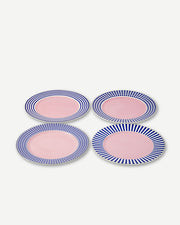 Aunty Dinner Plates - Dark blue