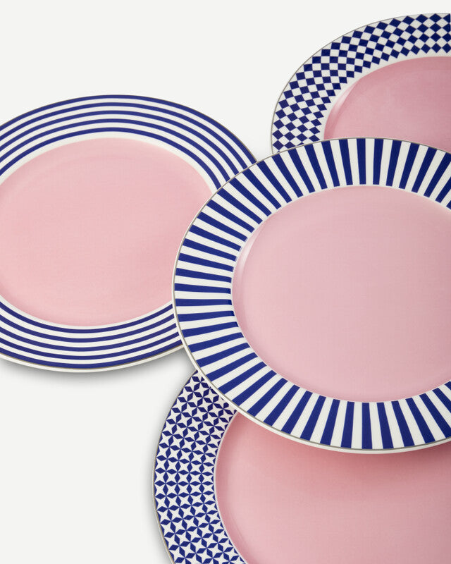 Aunty Dinner Plates - Dark blue