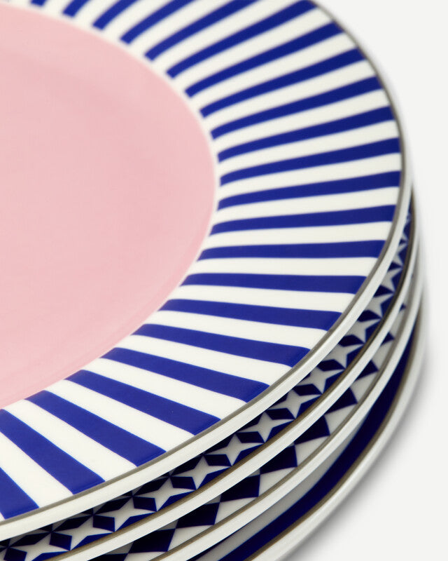 Aunty Dinner Plates - Dark blue