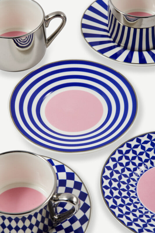 Aunty Espresso Cups - Dark blue