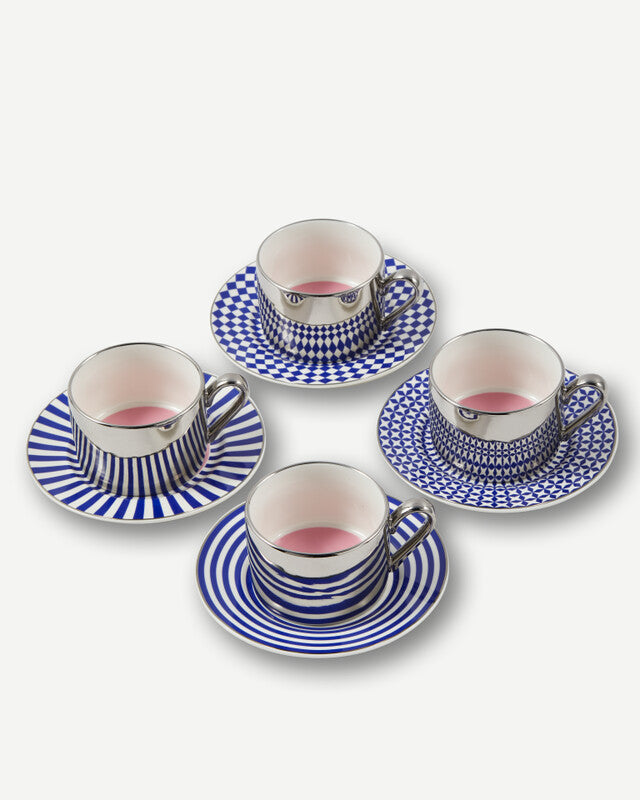 Aunty Coffee Cups - Dark blue