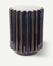 Okra Side Table - Dark blue