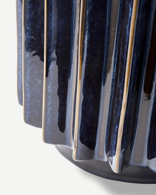 Okra Side Table - Dark blue