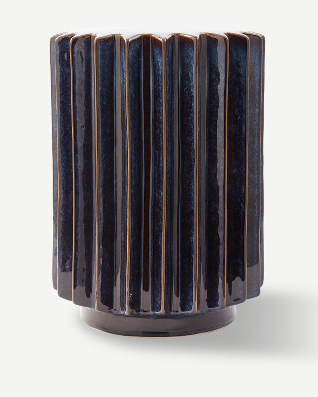 Okra Side Table - Dark blue
