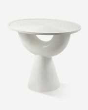 Anish Side Table - White