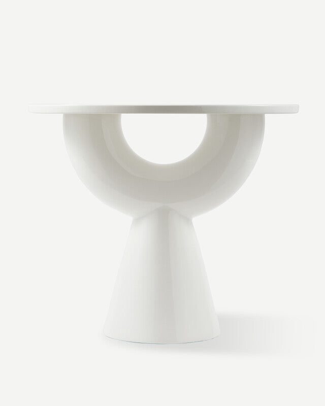 Anish Side Table - White