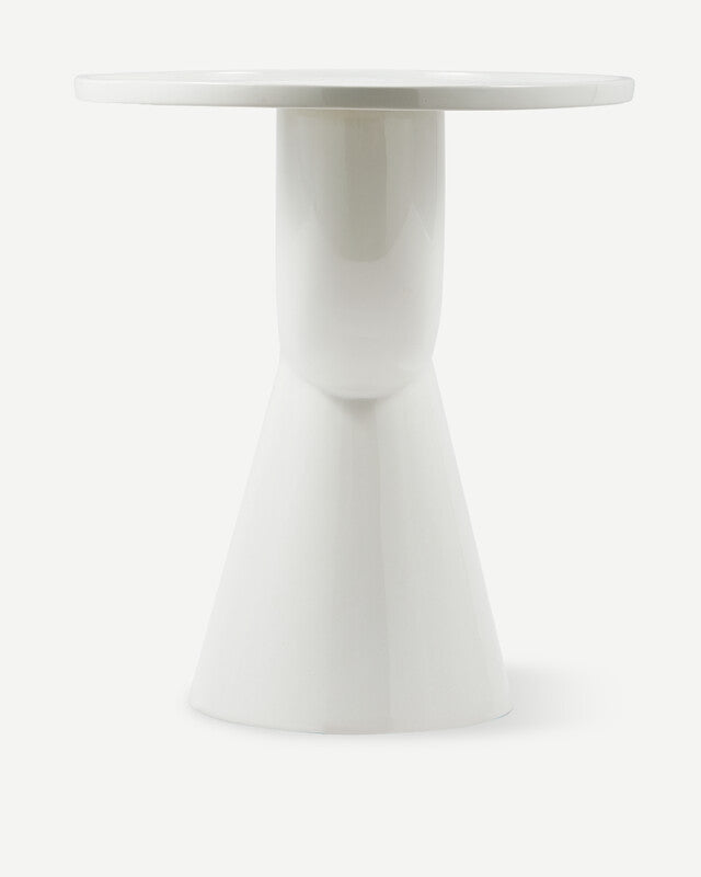 Anish Side Table - White