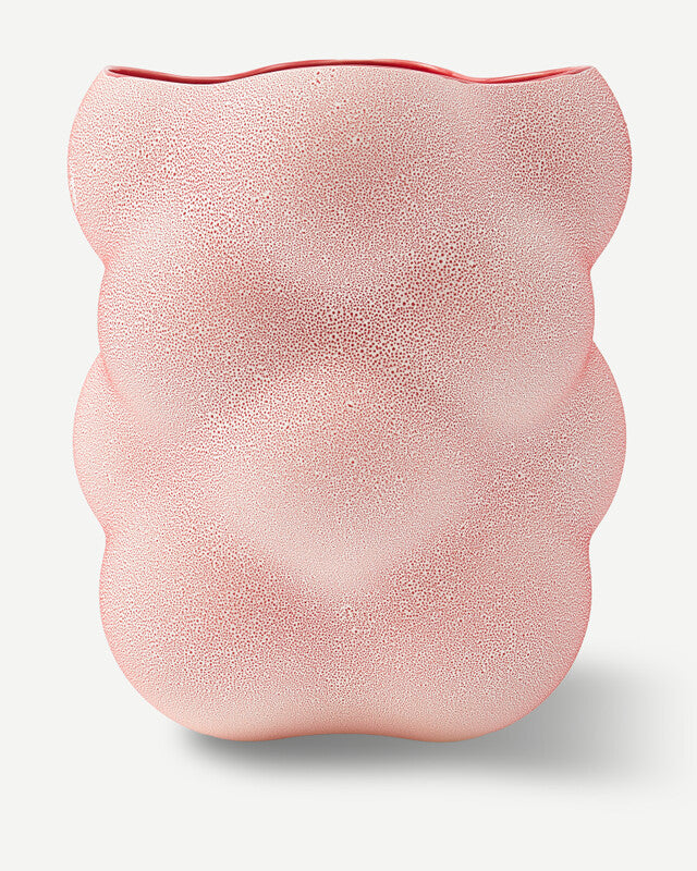 Grape Vase - S - Coral red