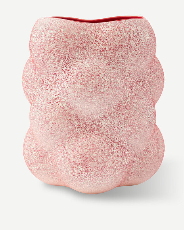 Grape Vase - S - Coral red