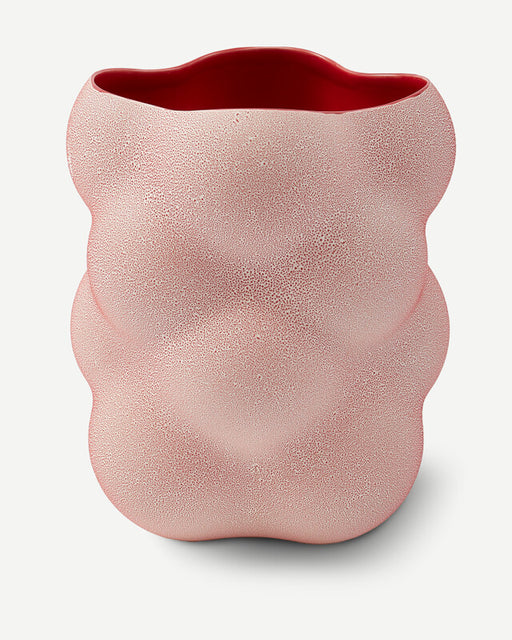 Grape Vase - S - Coral red