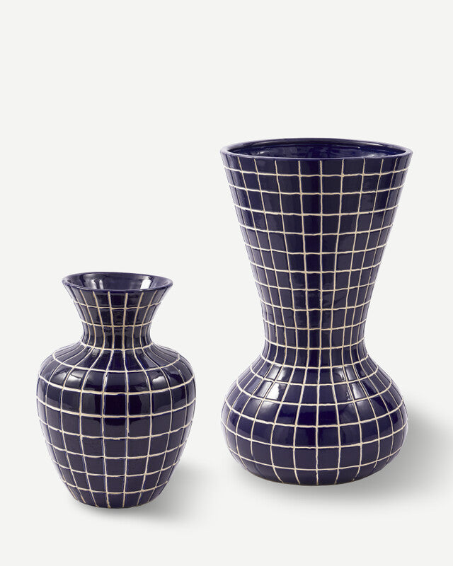 Hamam Vase - S - Dark blue