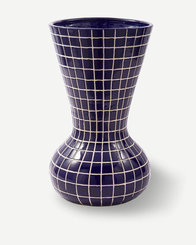 Hamam Vase - L - Dark blue