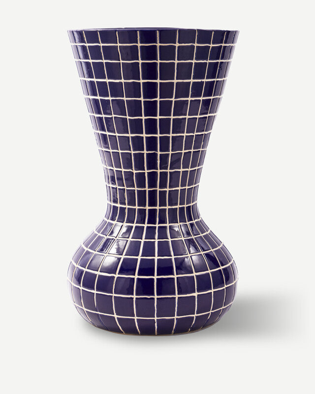 Hamam Vase - L - Dark blue