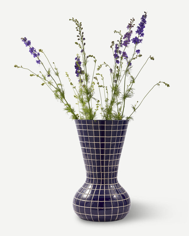 Hamam Vase - L - Dark blue