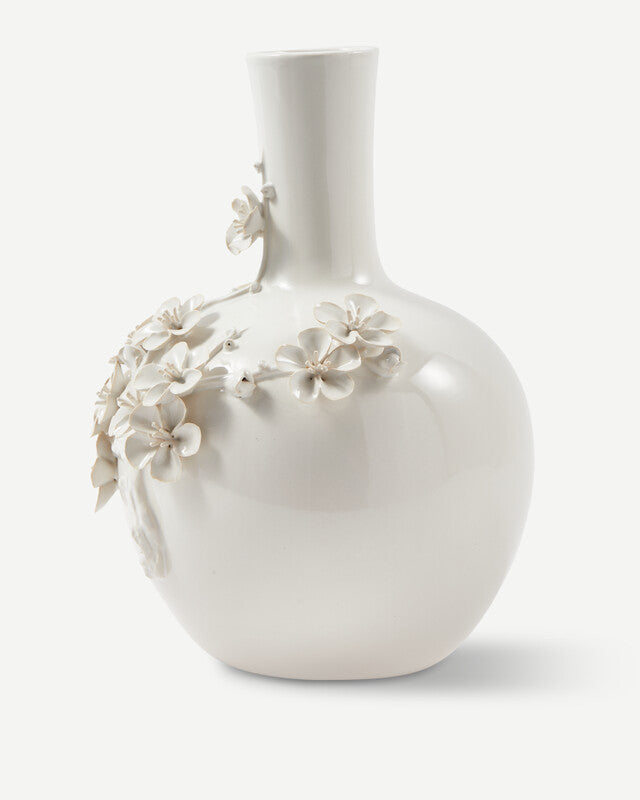 3D Buttercup Vase - White