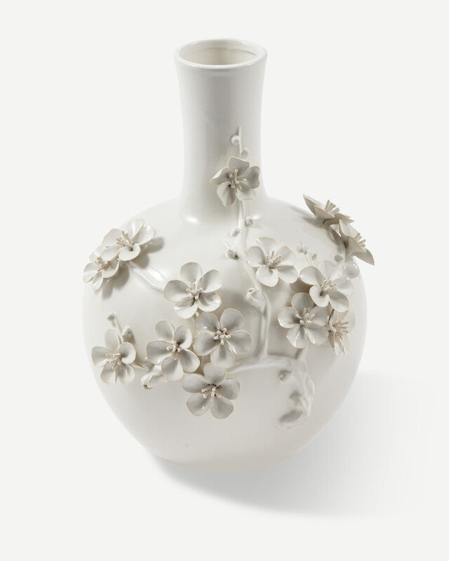 3D Buttercup Vase - White