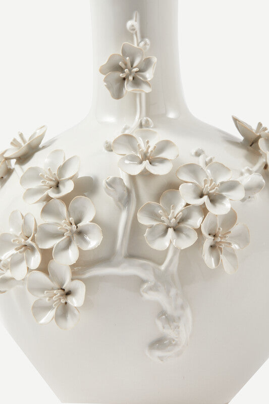 3D Buttercup Vase - White
